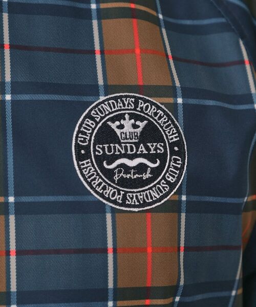 adabat / アダバット レザーブルゾン・ジャケット | 【新レーベル ADABAT NAVY】撥水 タータンチェックブルゾン | 詳細7