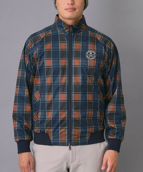 adabat / アダバット レザーブルゾン・ジャケット | 【新レーベル ADABAT NAVY】撥水 タータンチェックブルゾン | 詳細8