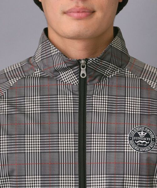 adabat / アダバット レザーブルゾン・ジャケット | 【新レーベル ADABAT NAVY】撥水 グレンチェックブルゾン | 詳細11