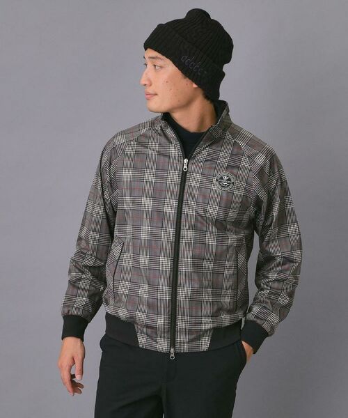 adabat / アダバット レザーブルゾン・ジャケット | 【新レーベル ADABAT NAVY】撥水 グレンチェックブルゾン | 詳細3