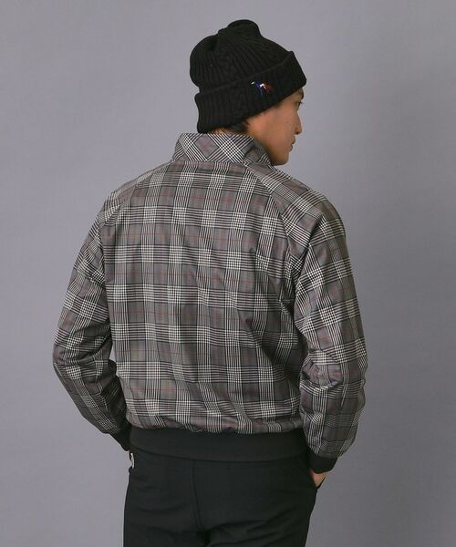 adabat / アダバット レザーブルゾン・ジャケット | 【新レーベル ADABAT NAVY】撥水 グレンチェックブルゾン | 詳細4