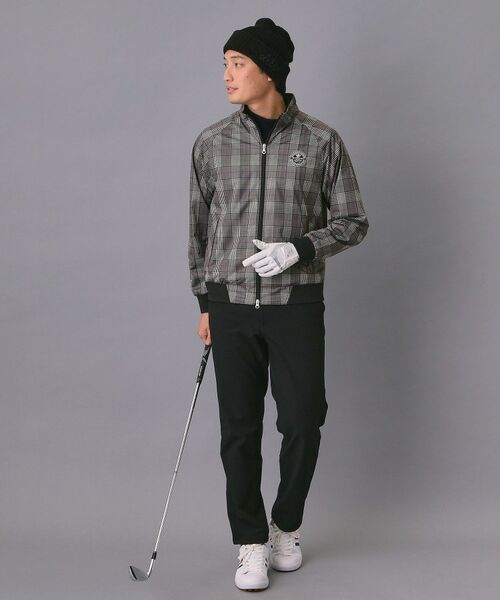 adabat / アダバット レザーブルゾン・ジャケット | 【新レーベル ADABAT NAVY】撥水 グレンチェックブルゾン | 詳細6