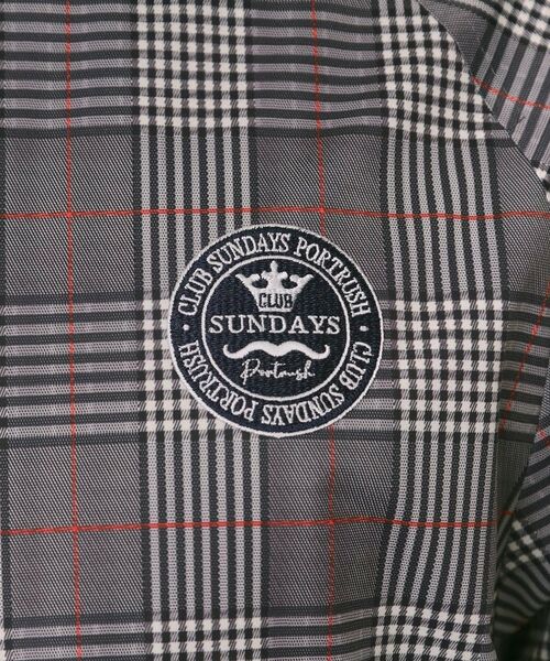 adabat / アダバット レザーブルゾン・ジャケット | 【新レーベル ADABAT NAVY】撥水 グレンチェックブルゾン | 詳細7