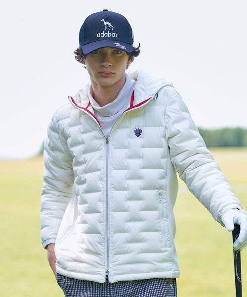 adabat / アダバット ダウンジャケット・ベスト | 【新レーベル ADABAT NAVY】フードロゴストレッチダウンジャケット | 詳細8