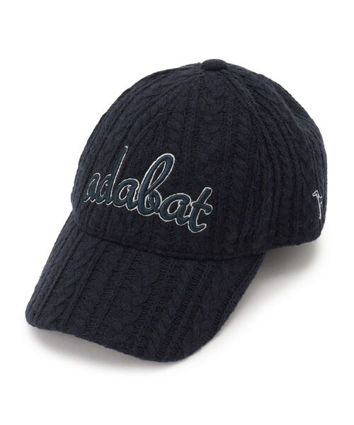 adabat / アダバット キャップ | ケーブルニットロゴキャップ | 詳細1