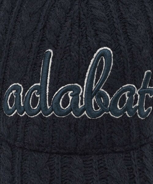 adabat / アダバット キャップ | ケーブルニットロゴキャップ | 詳細7