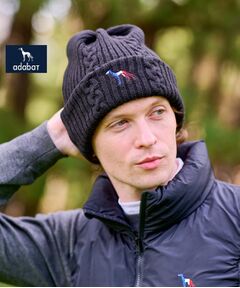 adabat / アダバット ニットキャップ | 【新レーベル ADABAT NAVY】サルーキケーブルワッチ