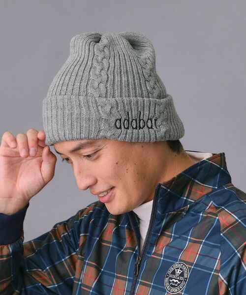 adabat / アダバット ニットキャップ | 【新レーベル ADABAT NAVY】サルーキケーブルワッチ | 詳細11