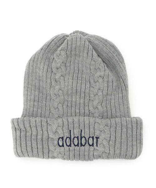 adabat / アダバット ニットキャップ | 【新レーベル ADABAT NAVY】サルーキケーブルワッチ | 詳細2
