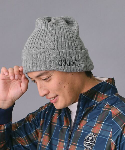 adabat / アダバット ニットキャップ | 【新レーベル ADABAT NAVY】サルーキケーブルワッチ | 詳細7