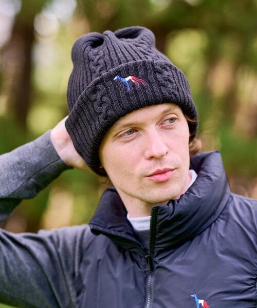 adabat / アダバット ニットキャップ | 【新レーベル ADABAT NAVY】サルーキケーブルワッチ | 詳細9