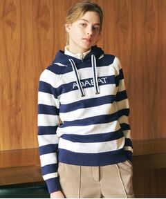 adabat / アダバット ニット・セーター | ボーダーニットパーカー