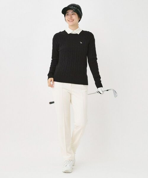 adabat / アダバット ニット・セーター | ケーブル柄クルーネックニット | 詳細10