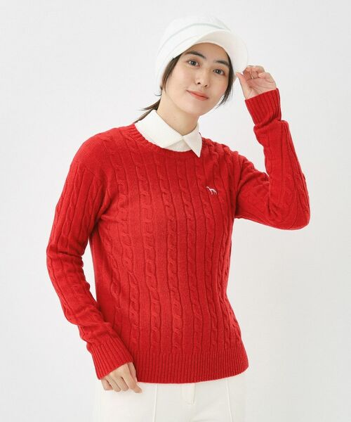 adabat / アダバット ニット・セーター | ケーブル柄クルーネックニット | 詳細13
