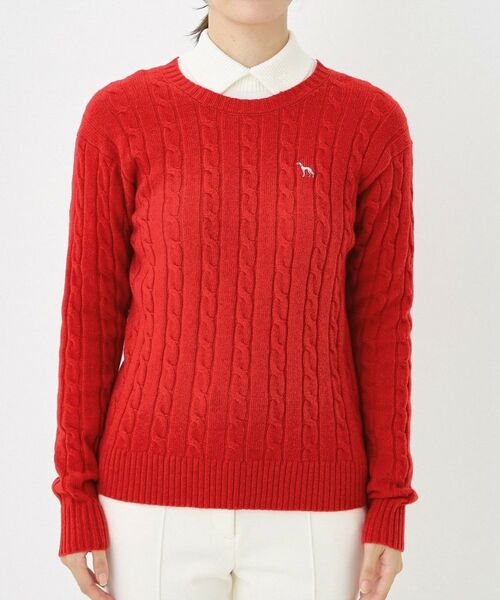 adabat / アダバット ニット・セーター | ケーブル柄クルーネックニット | 詳細18