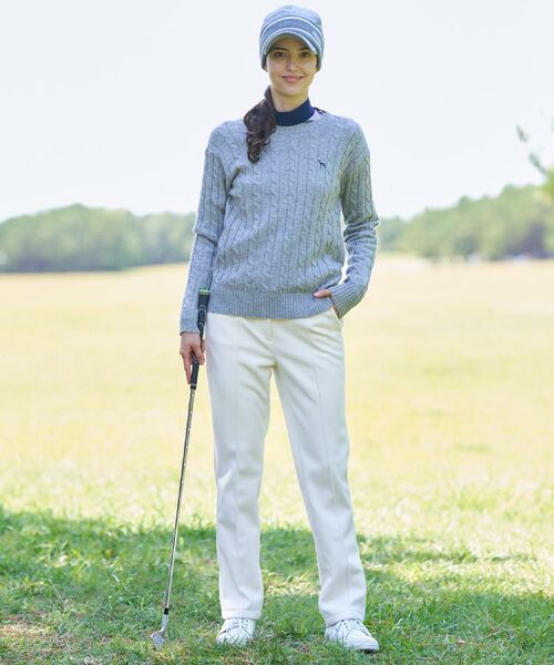 adabat / アダバット ニット・セーター | ケーブル柄クルーネックニット | 詳細5