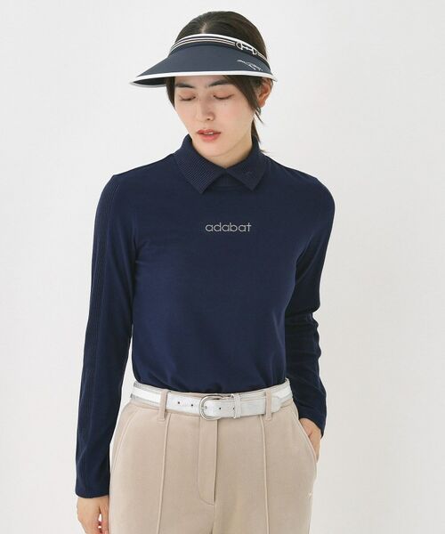 adabat / アダバット カットソー | 【吸湿発熱】サーモスムーススプリットネックプルオーバー | 詳細16