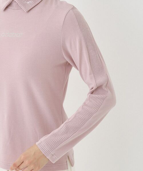 adabat / アダバット カットソー | 【吸湿発熱】サーモスムーススプリットネックプルオーバー | 詳細25