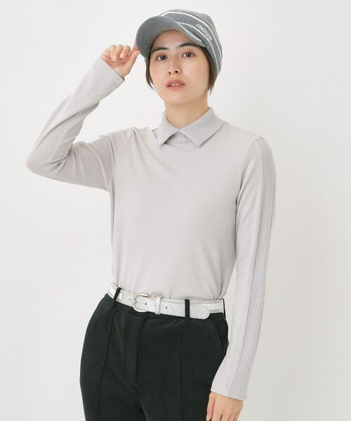 adabat / アダバット カットソー | 【吸湿発熱】サーモスムーススプリットネックプルオーバー | 詳細6