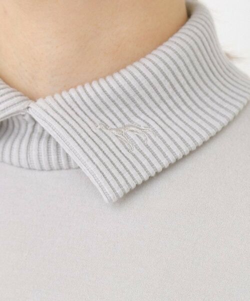 adabat / アダバット カットソー | 【吸湿発熱】サーモスムーススプリットネックプルオーバー | 詳細9