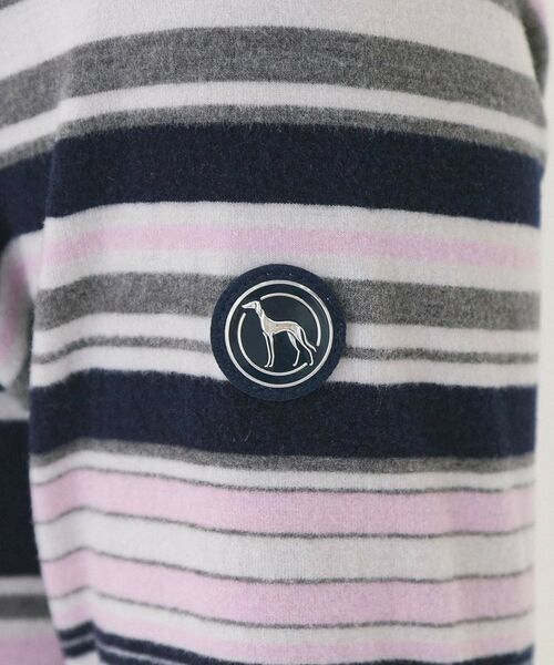 adabat / アダバット カットソー | 【吸湿発熱】マルチボーダー長袖モックネックT | 詳細19