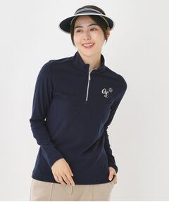 adabat / アダバット カットソー | 【吸湿発熱】ハーフジップ長袖モックネックT