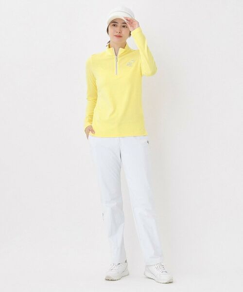 adabat / アダバット カットソー | 【吸湿発熱】ハーフジップ長袖モックネックT | 詳細12