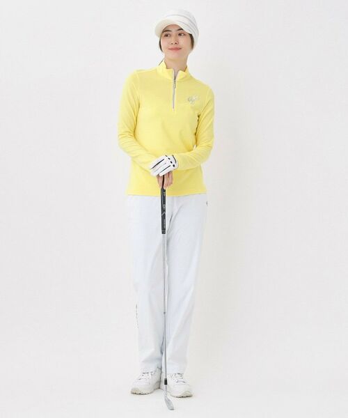 adabat / アダバット カットソー | 【吸湿発熱】ハーフジップ長袖モックネックT | 詳細13