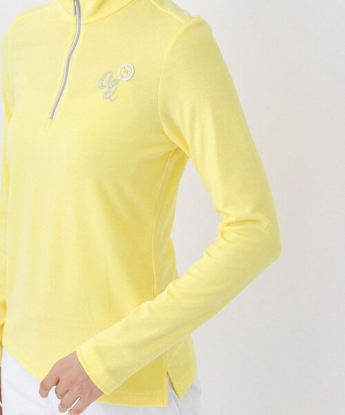 adabat / アダバット カットソー | 【吸湿発熱】ハーフジップ長袖モックネックT | 詳細20