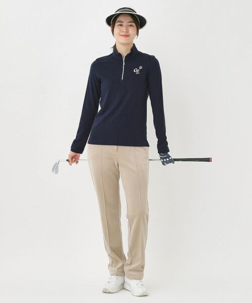 adabat / アダバット カットソー | 【吸湿発熱】ハーフジップ長袖モックネックT | 詳細3