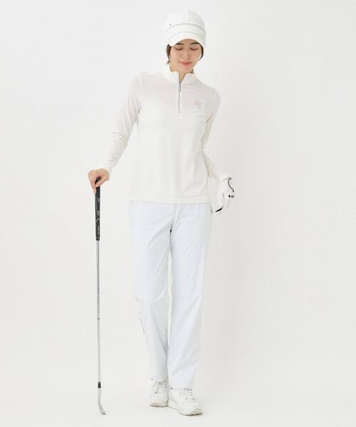 adabat / アダバット カットソー | 【吸湿発熱】ハーフジップ長袖モックネックT | 詳細8