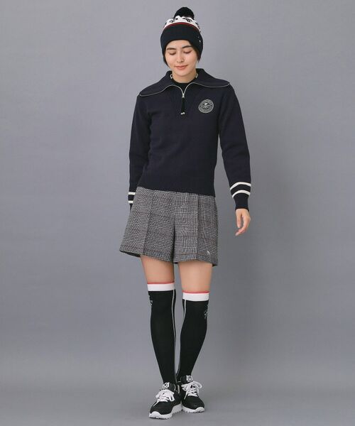 adabat / アダバット ニット・セーター | 【ADABAT NAVY】ハーフジップワイドカラーニット | 詳細11