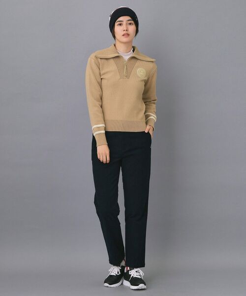 adabat / アダバット ニット・セーター | 【ADABAT NAVY】ハーフジップワイドカラーニット | 詳細20