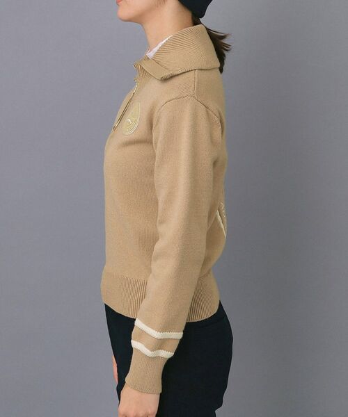 adabat / アダバット ニット・セーター | 【ADABAT NAVY】ハーフジップワイドカラーニット | 詳細24