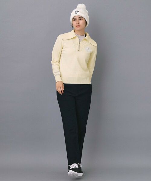 adabat / アダバット ニット・セーター | 【ADABAT NAVY】ハーフジップワイドカラーニット | 詳細6