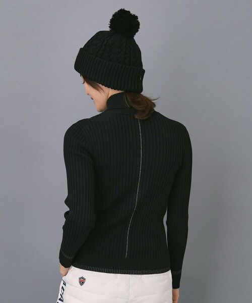 adabat / アダバット ニット・セーター | 【ADABAT NAVY】ワイドリブスプリットカラーニット | 詳細10