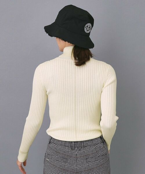 adabat / アダバット ニット・セーター | 【ADABAT NAVY】ワイドリブスプリットカラーニット | 詳細2