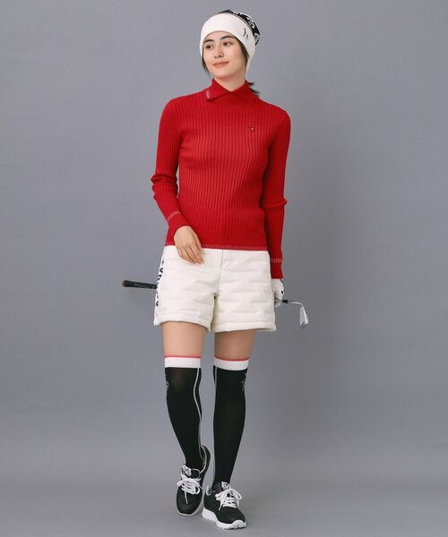 adabat / アダバット ニット・セーター | 【ADABAT NAVY】ワイドリブスプリットカラーニット | 詳細20