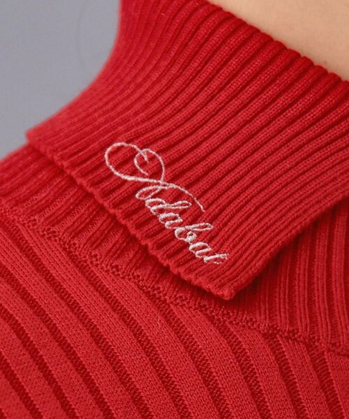 adabat / アダバット ニット・セーター | 【ADABAT NAVY】ワイドリブスプリットカラーニット | 詳細22