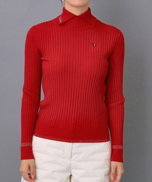 adabat / アダバット ニット・セーター | 【ADABAT NAVY】ワイドリブスプリットカラーニット | 詳細23