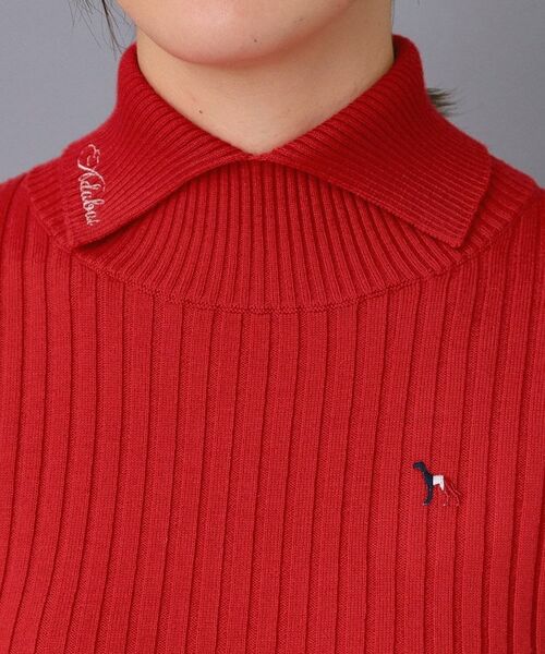 adabat / アダバット ニット・セーター | 【ADABAT NAVY】ワイドリブスプリットカラーニット | 詳細26