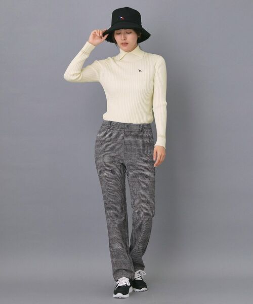 adabat / アダバット ニット・セーター | 【ADABAT NAVY】ワイドリブスプリットカラーニット | 詳細3