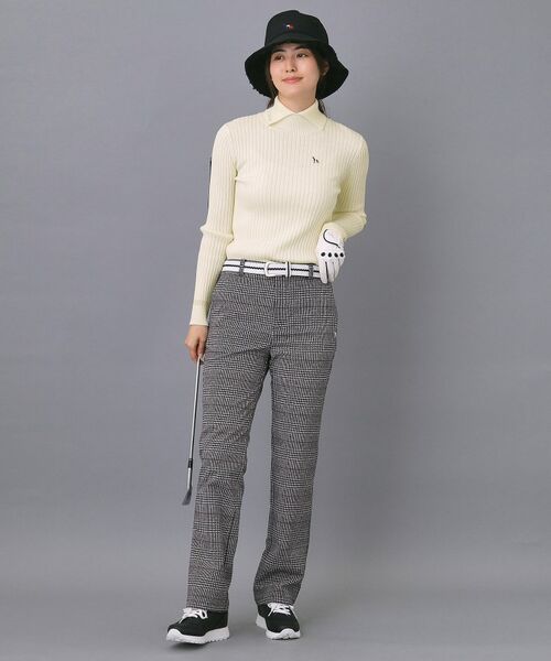 adabat / アダバット ニット・セーター | 【ADABAT NAVY】ワイドリブスプリットカラーニット | 詳細4