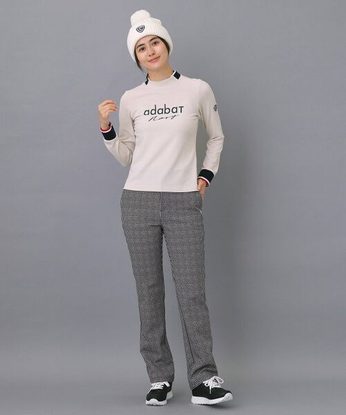 adabat / アダバット カットソー | 【ADABAT NAVY】【吸湿発熱】サーモスムースモックT | 詳細6