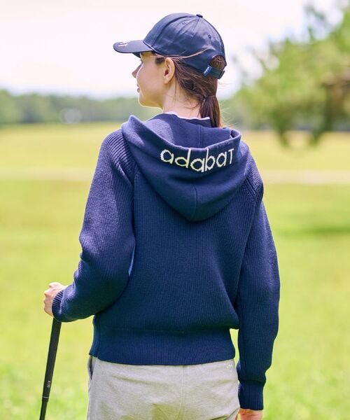adabat / アダバット ニット・セーター | 【ADABAT NAVY】ニットフーディー | 詳細14