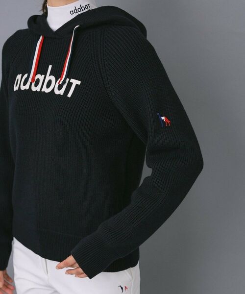adabat / アダバット ニット・セーター | 【ADABAT NAVY】ニットフーディー | 詳細21
