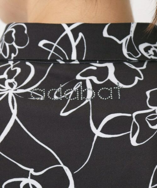 adabat / アダバット ポロシャツ | 裏起毛ドローイングフラワー長袖ポロシャツ | 詳細11