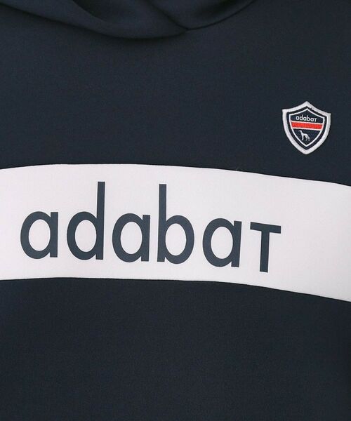 adabat / アダバット パーカー | 【ADABAT NAVY】ブロッキングラインロゴフーディー | 詳細6