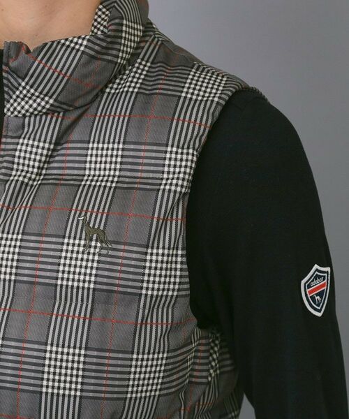 adabat / アダバット ダウンジャケット・ベスト | 【ADABAT NAVY】【撥水】グレンチェック中綿ベスト | 詳細11