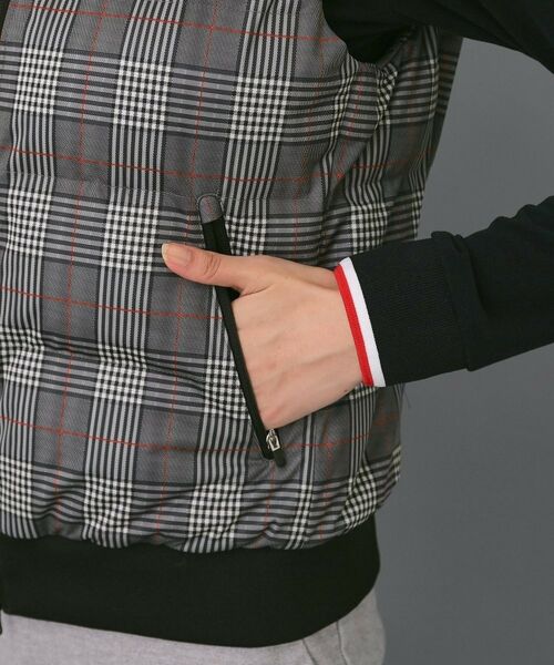 adabat / アダバット ダウンジャケット・ベスト | 【ADABAT NAVY】【撥水】グレンチェック中綿ベスト | 詳細12